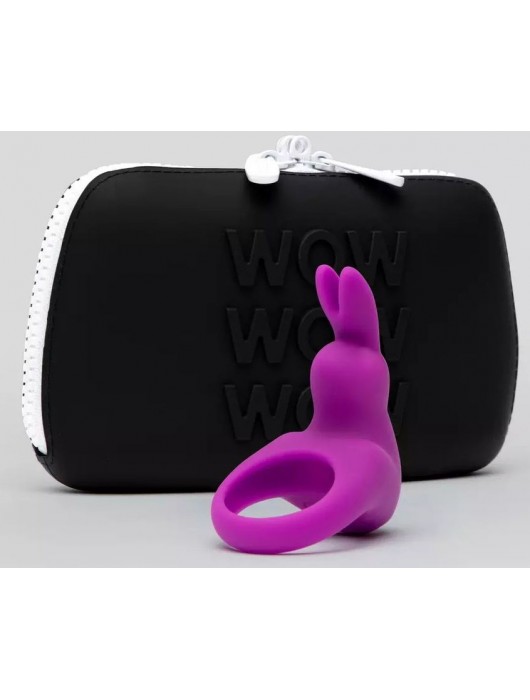 Фиолетовое эрекционное виброкольцо Happy Rabbit Cock Ring Kit - Happy Rabbit - в Новокуйбышевске купить с доставкой