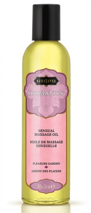 Массажное масло с цветочным ароматом Pleasure Garden - 236 мл. - Kama Sutra - купить с доставкой в Новокуйбышевске