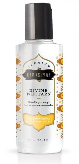 Гель-лубрикант на водной основе Divine Nectars Vanilla с ароматом ванили - 150 мл. - Kama Sutra - купить с доставкой в Новокуйбышевске