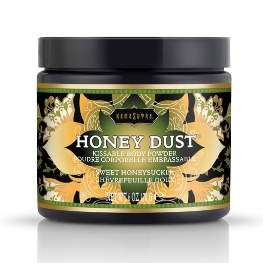 Пудра для тела Honey Dust Body Powder с ароматом жимолости - 170 гр. - Kama Sutra - купить с доставкой в Новокуйбышевске
