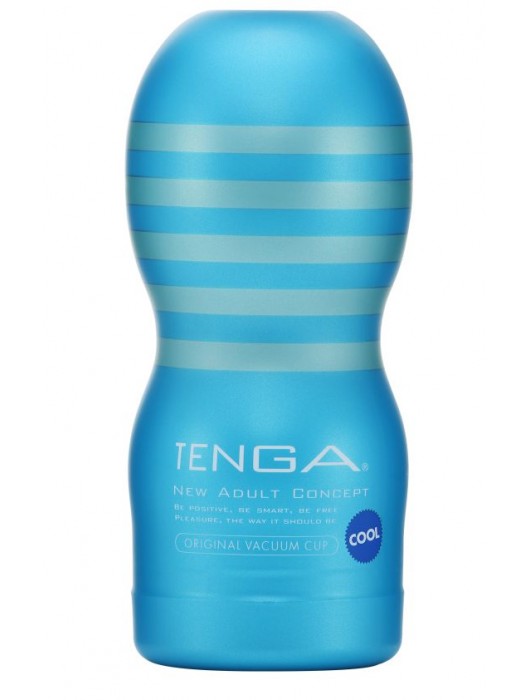 Мастурбатор с охлаждающей смазкой TENGA Original Vacuum Cup Cool - Tenga - в Новокуйбышевске купить с доставкой