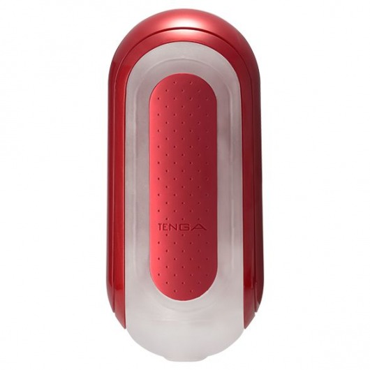 Красный мастурбатор Flip Zero Red   Warmer с подогревом - Tenga - в Новокуйбышевске купить с доставкой
