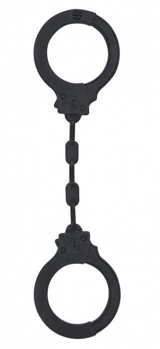 Черные силиконовые наручники Suppression - Lola Games - купить с доставкой в Новокуйбышевске