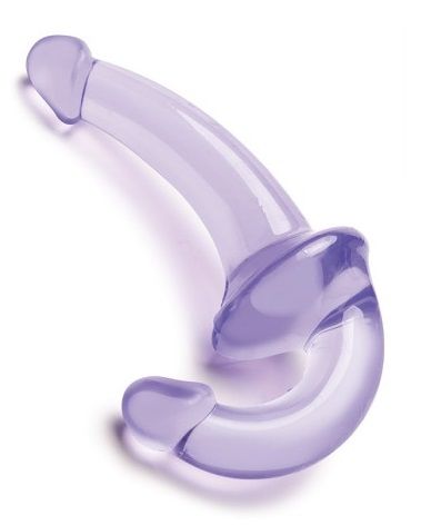 Фиолетовый безремневой страпон Strapless Strap-On - Lux Fetish - купить с доставкой в Новокуйбышевске