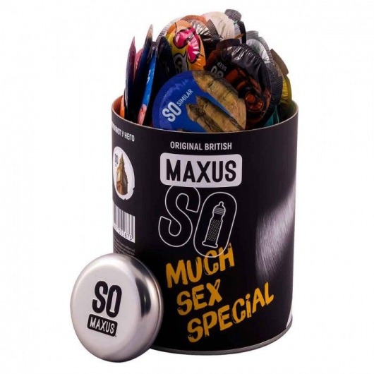 Текстурированные презервативы в кейсе MAXUS So Much Sex - 100 шт. - Maxus - купить с доставкой в Новокуйбышевске