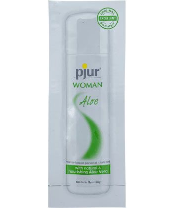 Лубрикант на водной основе pjur WOMAN Aloe - 2 мл. - Pjur - купить с доставкой в Новокуйбышевске