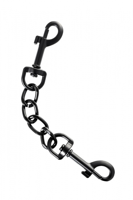 Узкие черные наручники на сцепке - ToyFa - купить с доставкой в Новокуйбышевске