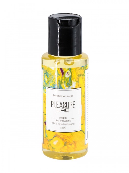 Массажное масло Pleasure Lab Refreshing с ароматом манго и мандарина - 50 мл. - Pleasure Lab - купить с доставкой в Новокуйбышевске