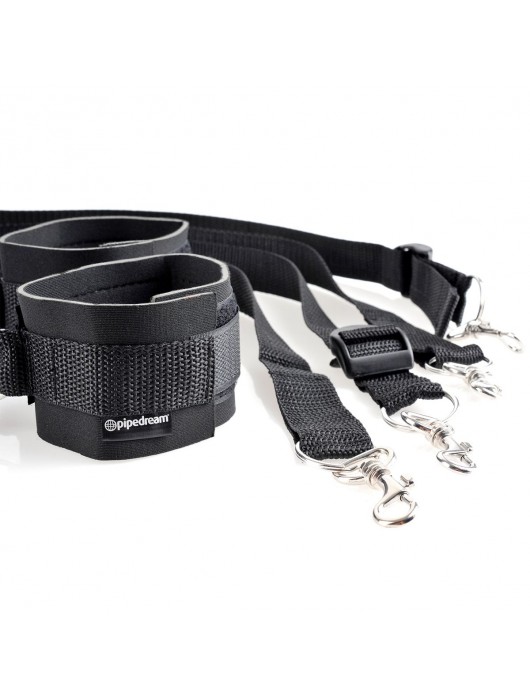 Набор для бондажа Cuff And Tether Set - Pipedream - купить с доставкой в Новокуйбышевске
