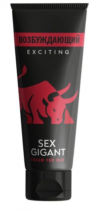 Возбуждающий крем для мужчин Sex Gigant - 80 мл. - Миагра - купить с доставкой в Новокуйбышевске