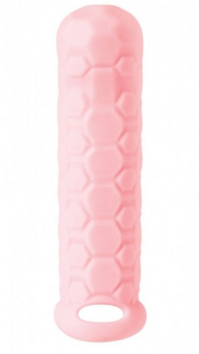 Розовый фаллоудлинитель Homme Long - 15,5 см. - Lola Games - в Новокуйбышевске купить с доставкой