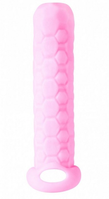 Розовый фаллоудлинитель Homme Long - 13,5 см. - Lola Games - в Новокуйбышевске купить с доставкой