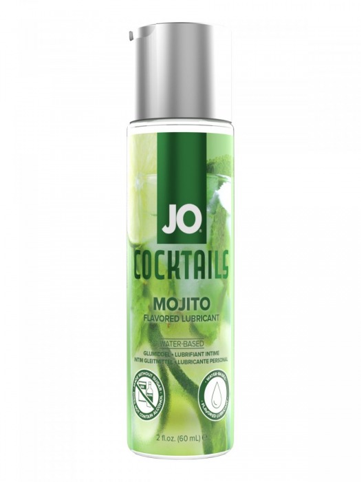 Вкусовой лубрикант на водной основе JO Cocktails Mojito - 60 мл. - System JO - купить с доставкой в Новокуйбышевске