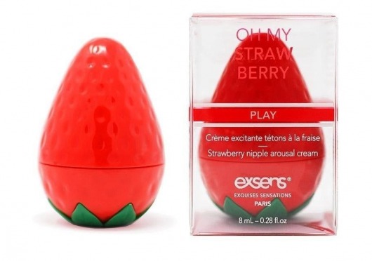 Крем для стимуляции сосков Oh My Strawberry - 8 мл. - Exsens - купить с доставкой в Новокуйбышевске