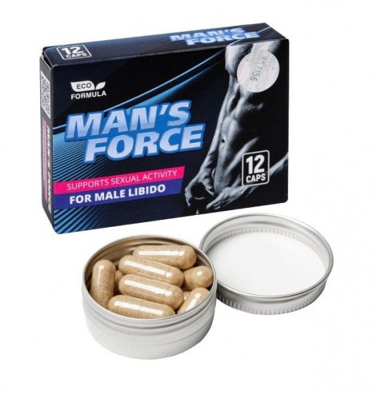 Пищевой концентрат для мужчин MANS FORCE  - 12 капсул - Sitabella - купить с доставкой в Новокуйбышевске