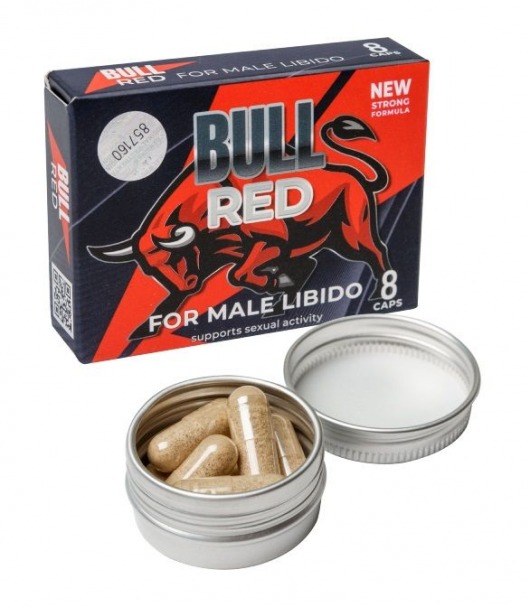 Пищевой концентрат для мужчин BULL RED - 8 капсул - Sitabella - купить с доставкой в Новокуйбышевске
