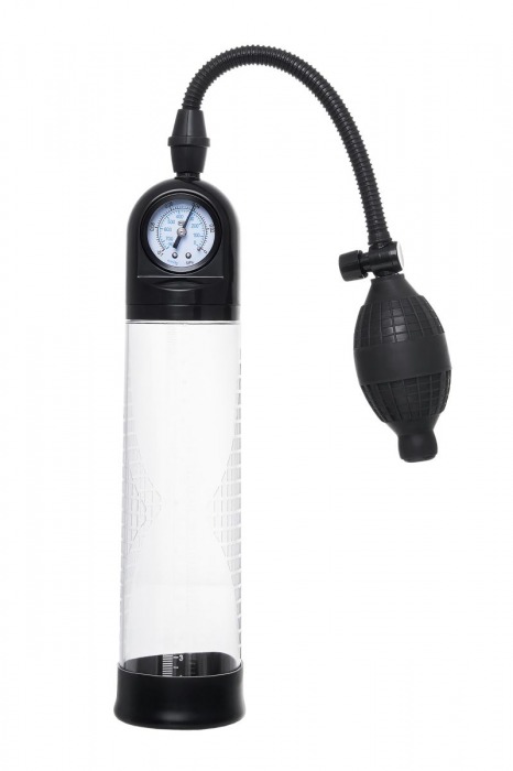 Прозрачная механическая помпа Roald с манометром - Sexus - в Новокуйбышевске купить с доставкой