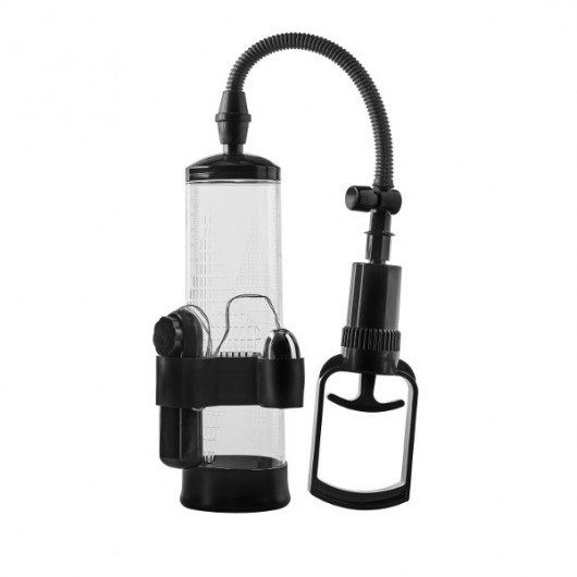 Прозрачная вакуумная помпа с вибрацией Vibrating Penis Pump - Dream Toys - в Новокуйбышевске купить с доставкой