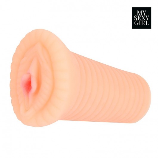 Реалистичный мастурбатор-вагина телесного цвета с вибрацией - Bior toys - в Новокуйбышевске купить с доставкой