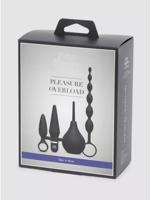 Черный набор для анальных игр Take it Slow - Fifty Shades of Grey
