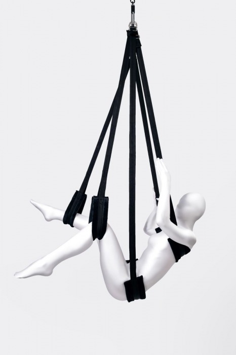 Черные секс-качели Anonymo №0503 - ToyFa - купить с доставкой в Новокуйбышевске