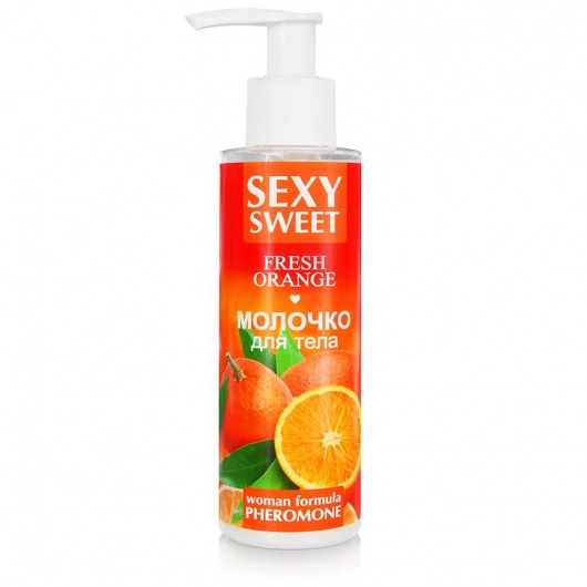 Молочко для тела с феромонами и ароматом апельсина Sexy Sweet Fresh Orange - 150 гр. -  - Магазин феромонов в Новокуйбышевске