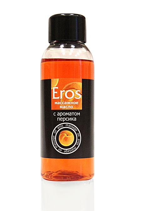 Массажное масло Eros exotic с ароматом персика - 50 мл. - Биоритм - купить с доставкой в Новокуйбышевске