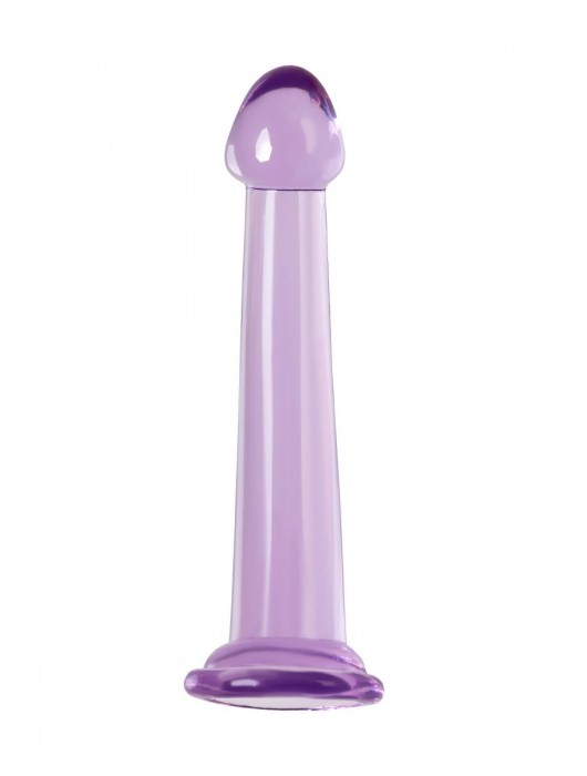 Фиолетовый фаллоимитатор Jelly Dildo M - 18 см. - Toyfa Basic