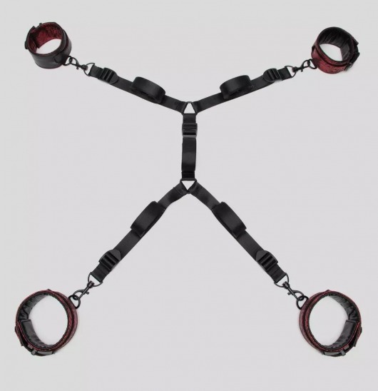 Изысканный набор фиксаций на кровати Reversible Under Mattress Restraint Set - Fifty Shades of Grey - купить с доставкой в Новокуйбышевске