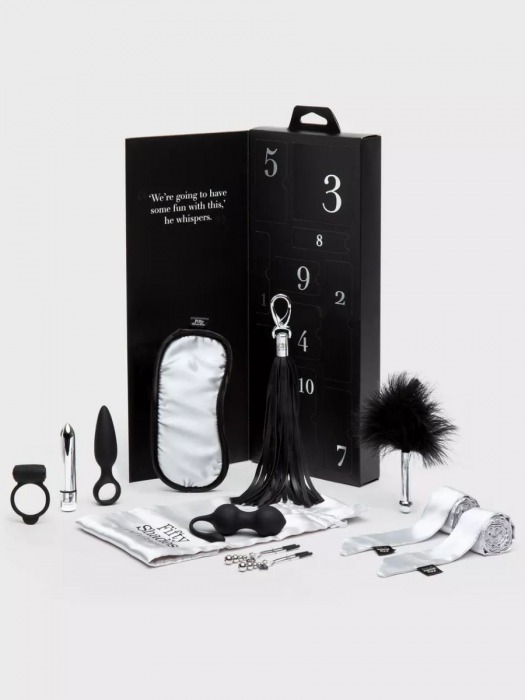 Эротический набор Pleasure Overload 10 Days of Play Gift Set - Fifty Shades of Grey - купить с доставкой в Новокуйбышевске