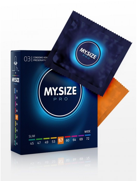Презервативы MY.SIZE размер 57 - 3 шт. - My.Size - купить с доставкой в Новокуйбышевске