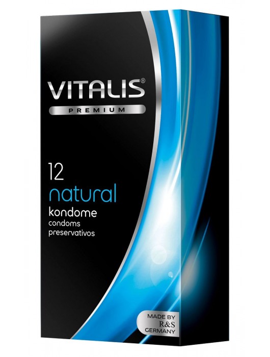 Классические презервативы VITALIS PREMIUM natural - 12 шт. - Vitalis - купить с доставкой в Новокуйбышевске