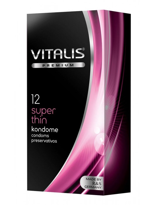 Ультратонкие презервативы VITALIS PREMIUM super thin - 12 шт. - Vitalis - купить с доставкой в Новокуйбышевске