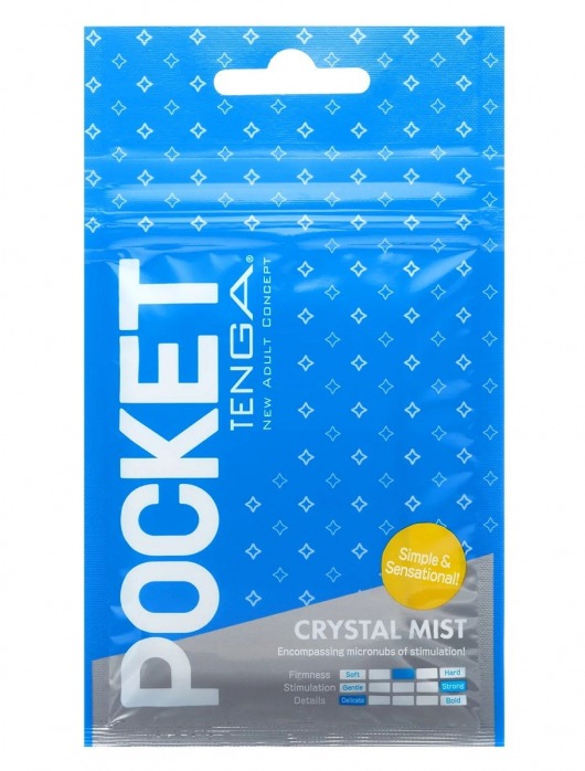 Карманный мастурбатор Crystal Mist - Tenga - в Новокуйбышевске купить с доставкой