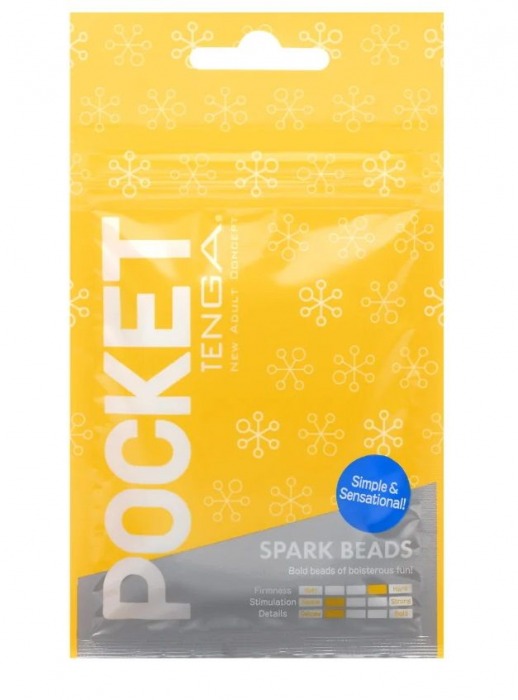 Карманный мастурбатор Spark Beads - Tenga - в Новокуйбышевске купить с доставкой