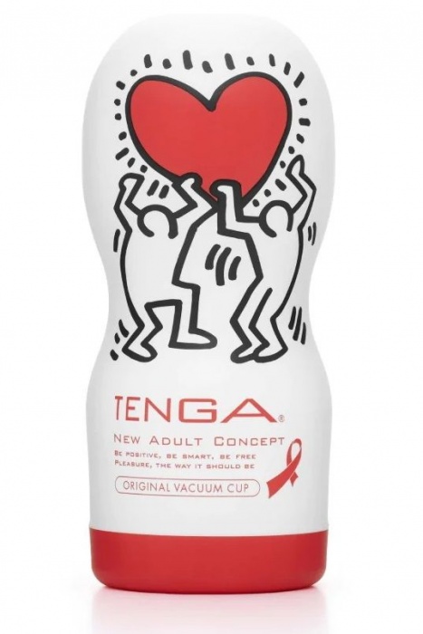 Мастурбатор Keith Haring Cup Deep Throat - Tenga - в Новокуйбышевске купить с доставкой