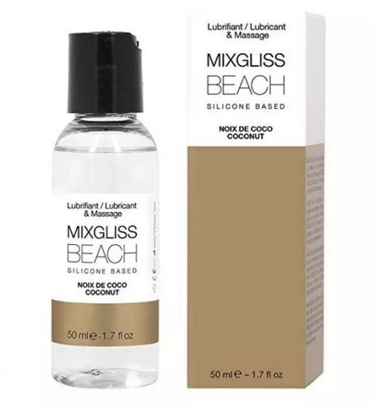 Смазка на силиконовой основе Mixgliss Beach - 50 мл. - Mixgliss - купить с доставкой в Новокуйбышевске