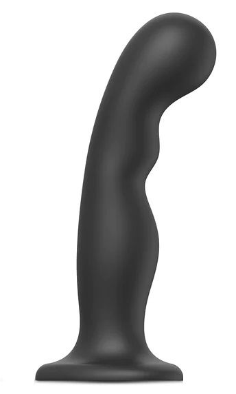 Черная насадка Strap-On-Me Dildo Plug P G size XXL - Strap-on-me - купить с доставкой в Новокуйбышевске