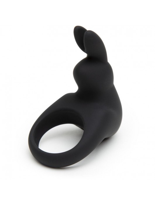 Черное эрекционное виброкольцо Happy Rabbit Rechargeable Rabbit Cock Ring - Happy Rabbit - в Новокуйбышевске купить с доставкой