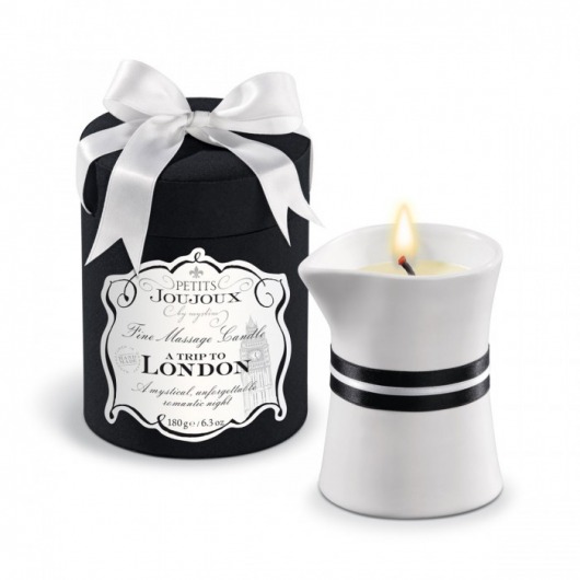 Массажное масло в виде большой свечи Petits Joujoux London с ароматом ревеня, амбры и чёрной смородины - MyStim - купить с доставкой в Новокуйбышевске