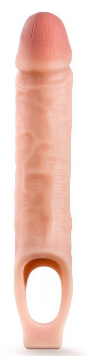 Телесная насадка на пенис 10 Inch Cock Sheath Extender - 25 см. - Blush Novelties - в Новокуйбышевске купить с доставкой