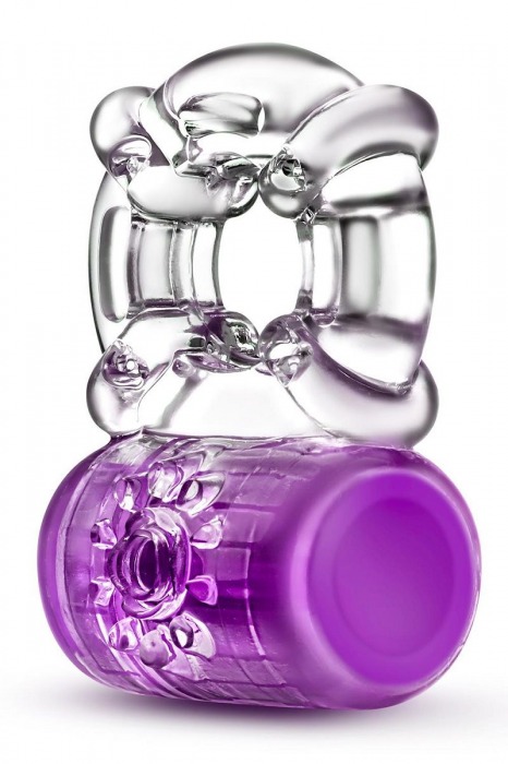 Фиолетовое эрекционное виброкольцо Pleaser Rechargeable C-Ring - Blush Novelties - в Новокуйбышевске купить с доставкой