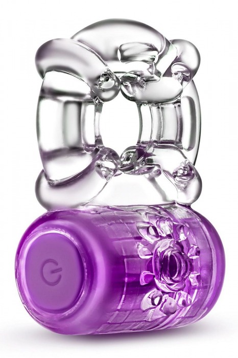 Фиолетовое эрекционное виброкольцо One Night Stand Vibrating C-Ring - Blush Novelties - в Новокуйбышевске купить с доставкой