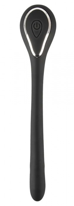 Черный гибкий уретральный стимулятор с вибрацией Vibrating Bendable Dilator - 13,5 см. - Orion - купить с доставкой в Новокуйбышевске