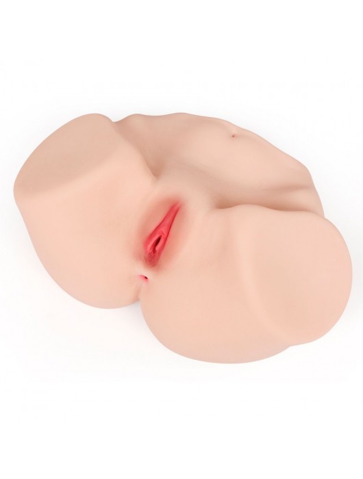 Телесный мастурбатор-полуторс Maria Onehole Real Vagina с двойным слоем материала - KOKOS - в Новокуйбышевске купить с доставкой