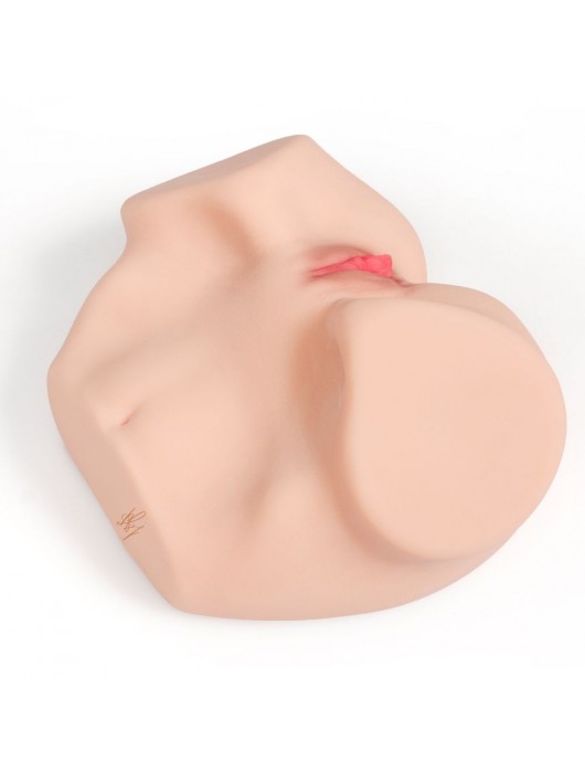 Телесный мастурбатор-полуторс Maria Onehole Real Vagina с двойным слоем материала - KOKOS - в Новокуйбышевске купить с доставкой