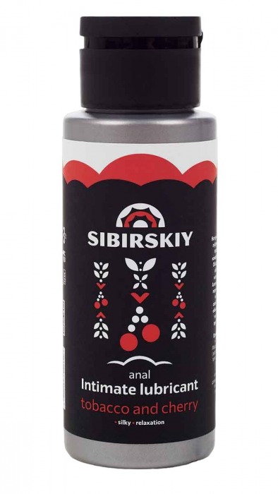 Анальный лубрикант на водной основе SIBIRSKIY с ароматом вишни и табака - 100 мл. - Sibirskiy - купить с доставкой в Новокуйбышевске