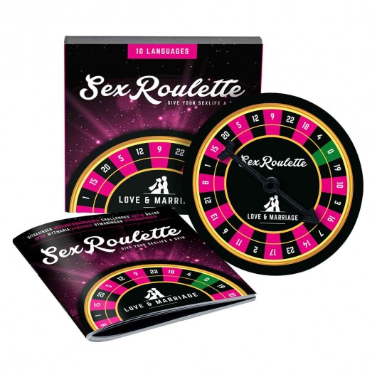 Настольная игра-рулетка Sex Roulette Love   Marriage - Tease&Please - купить с доставкой в Новокуйбышевске
