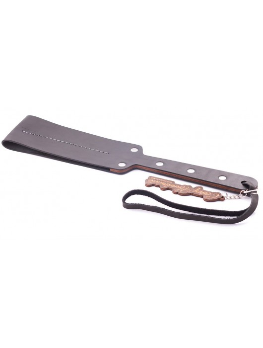 Гладкий мягкий удлиненный пэддл с заклепками - 32 см. - Crazy Handmade - купить с доставкой в Новокуйбышевске