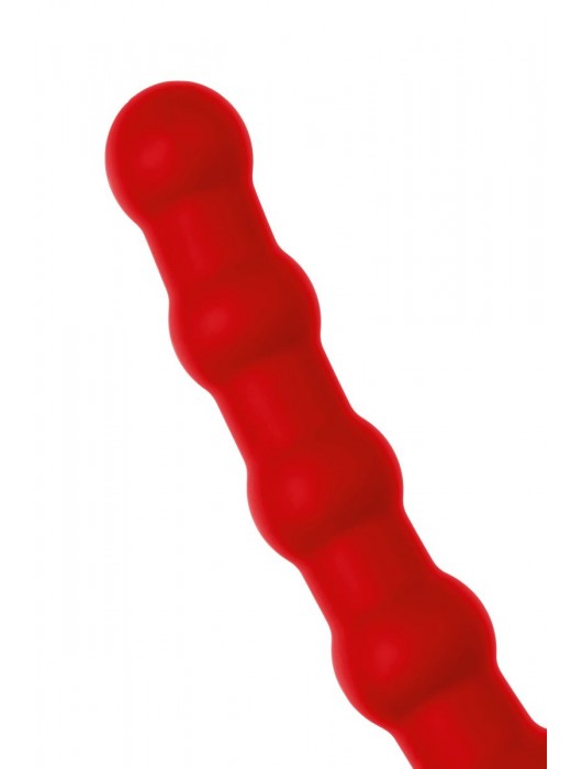 Красная насадка на пенис для двойного проникновения - 19,5 см. - ToyFa - купить с доставкой в Новокуйбышевске